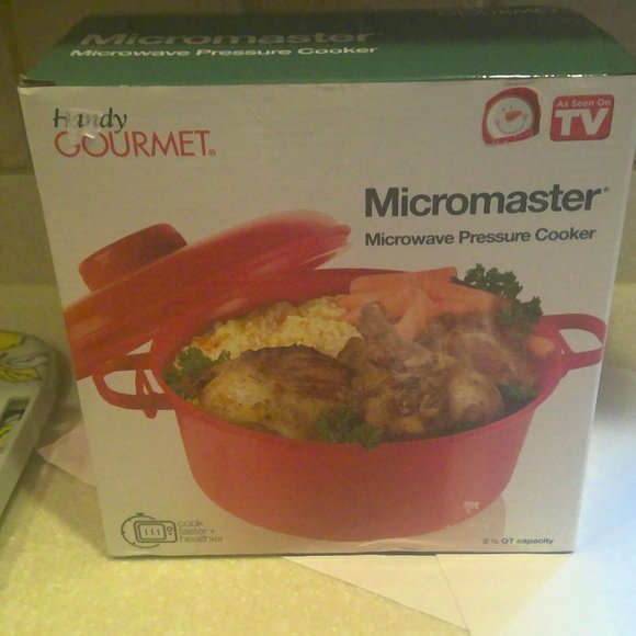 HANDY GOURMET MICROMASTER MICROWAVE PRESSURE COOKE - Picture 1 of 6